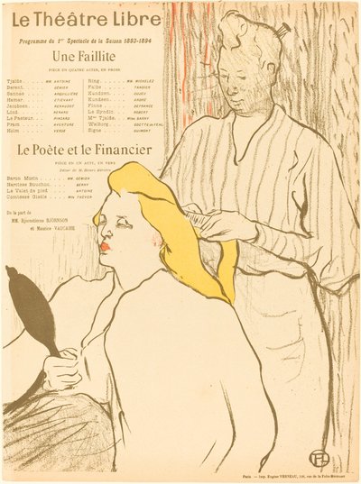 Una bancarotta; Il poeta e il finanziere da Henri de Toulouse Lautrec
