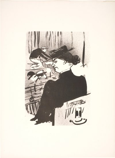 Una Spettatrice da Henri de Toulouse Lautrec