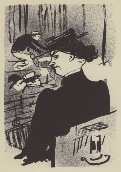 Una spettatrice da Henri de Toulouse Lautrec