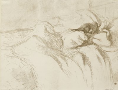 Donna reclinata - Risveglio da Henri de Toulouse Lautrec