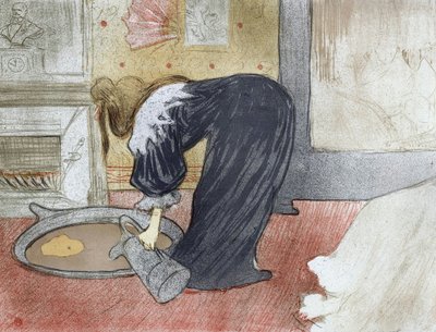 Donna nella vasca (dalla suite Elles) da Henri de Toulouse Lautrec