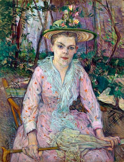 Donna con Ombrello da Henri de Toulouse Lautrec