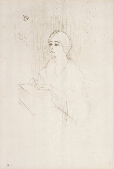 Yahne nella Sua Scatola da Henri de Toulouse Lautrec