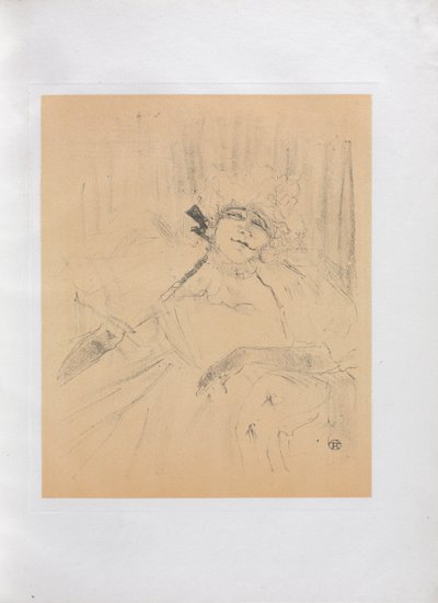 Yvette Guilbert-Serie Inglese: Canzone Antica da Henri de Toulouse Lautrec
