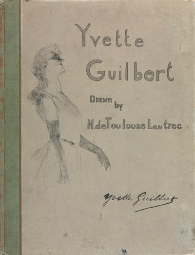 Yvette Guilbert-Serie Inglese: Copertina da Henri de Toulouse Lautrec