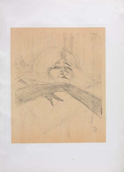 Yvette Guilbert-Serie Inglese: Linger Longer Loo, 1898 da Henri de Toulouse Lautrec
