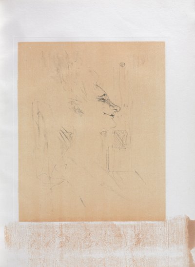 Yvette Guilbert-Serie Inglese: Ubriaca da Henri de Toulouse Lautrec