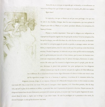 Yvette Guilbert-Serie Francese: No. 13, 1894 da Henri de Toulouse Lautrec