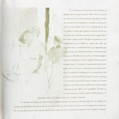 Yvette Guilbert - Serie Francese: No. 14 da Henri de Toulouse Lautrec