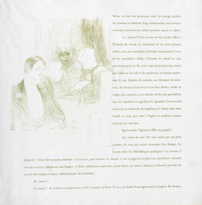 Yvette Guilbert - Serie Francese: N. 8 da Henri de Toulouse Lautrec
