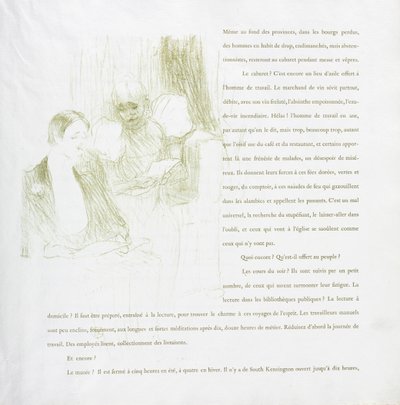 Yvette Guilbert-Serie francese: No. 8 da Henri de Toulouse Lautrec