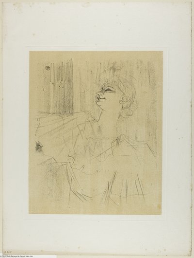 Yvette Guilbert—A Menilmontant de Bruant, da Yvette Guilbert da Henri de Toulouse Lautrec