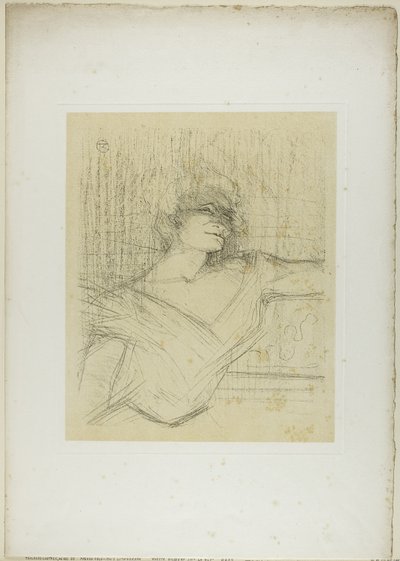 Yvette Guilbert—Dans la Glu, da Yvette Guilbert da Henri de Toulouse Lautrec