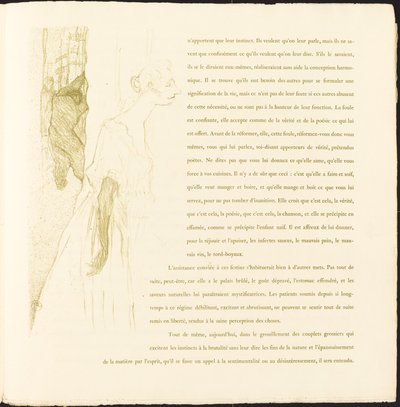 Yvette Guilbert da Henri de Toulouse Lautrec