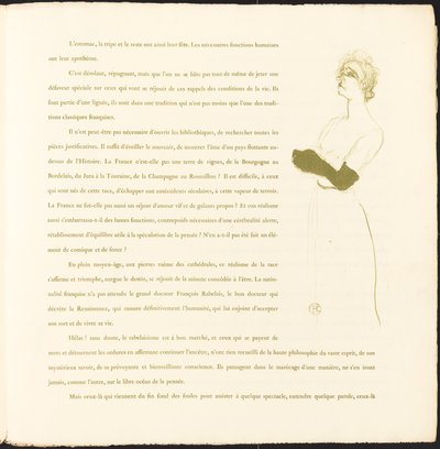 Yvette Guilbert da Henri de Toulouse Lautrec