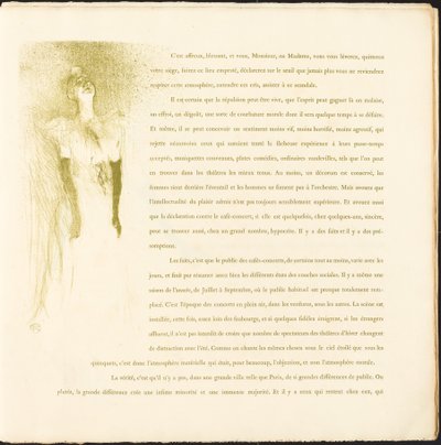 Yvette Guilbert da Henri de Toulouse Lautrec
