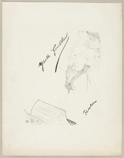 Yvette Guilbert da Henri de Toulouse Lautrec
