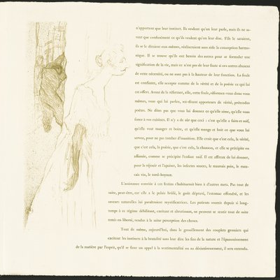 Yvette Guilbert da Henri de Toulouse Lautrec
