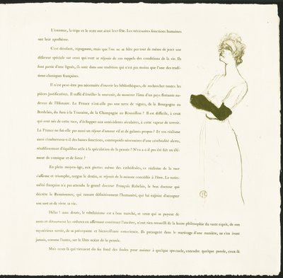 Yvette Guilbert da Henri de Toulouse Lautrec