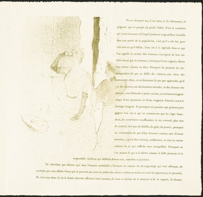 Yvette Guilbert da Henri de Toulouse Lautrec
