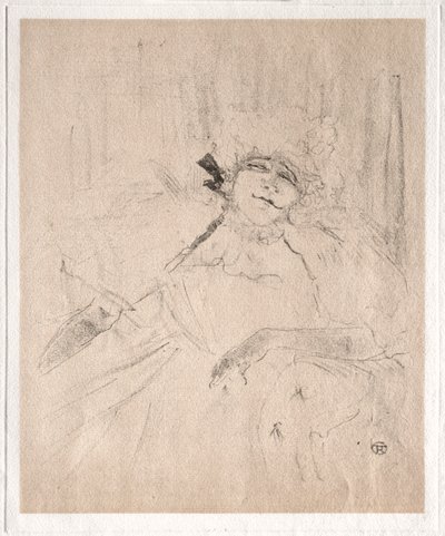 Yvette Guilbert: Chanson Ancienne, 1898 da Henri de Toulouse Lautrec