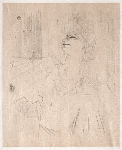 Yvette Guilbert: a Ménilmontant, di Bruant da Henri de Toulouse Lautrec