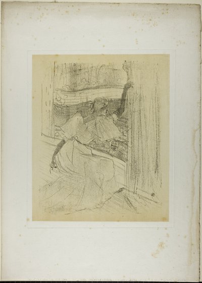 Yvette Guilbert che Fa un Inchino, da Yvette Guilbert da Henri de Toulouse Lautrec