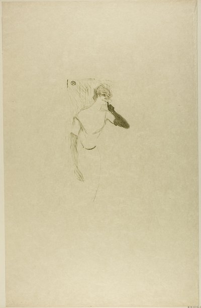 Yvette Guilbert, in Colombine a Pierrot da Henri de Toulouse Lautrec