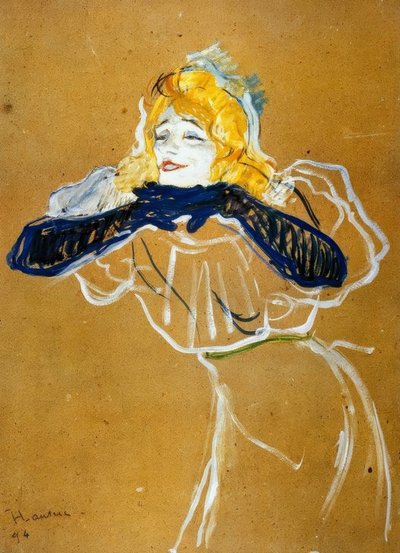 Yvette Guilbert canta Linger Longer Loo da Henri de Toulouse Lautrec