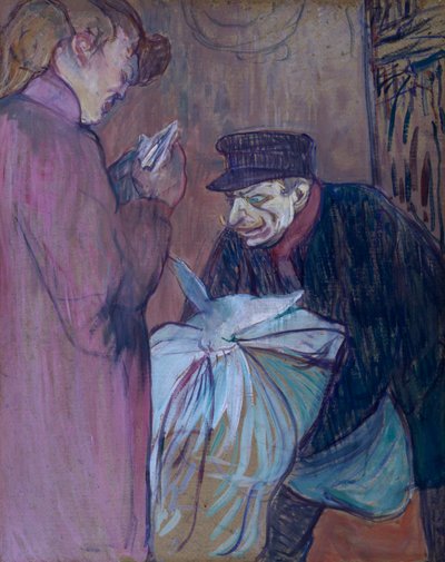 Lavandaio del bordello da Henri de Toulouse Lautrec
