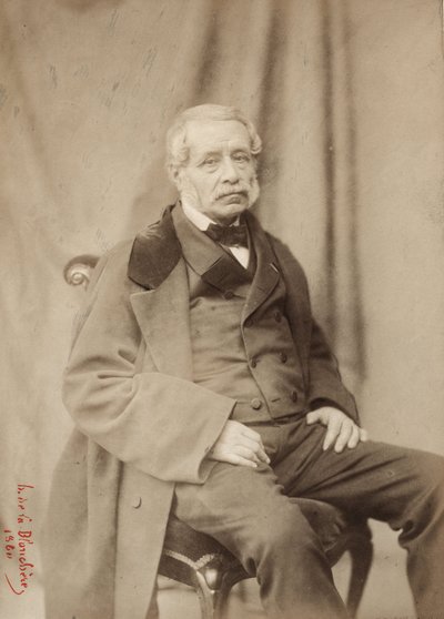 Nebbia, fotografia di Henri de la Blanchere (1821-1880), 39 boulevard des Capucines Parigi nel 1839 (foto in bianco e nero) da Henri de la Blanchere