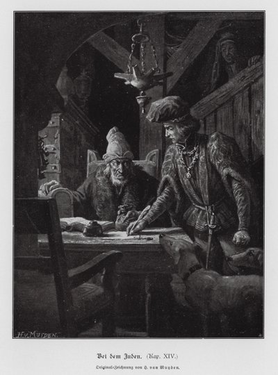 Usuraio ebreo da Henri van Muyden