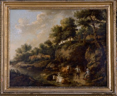 Paesaggio con mandriano da Henricus Josephus Antoniessen