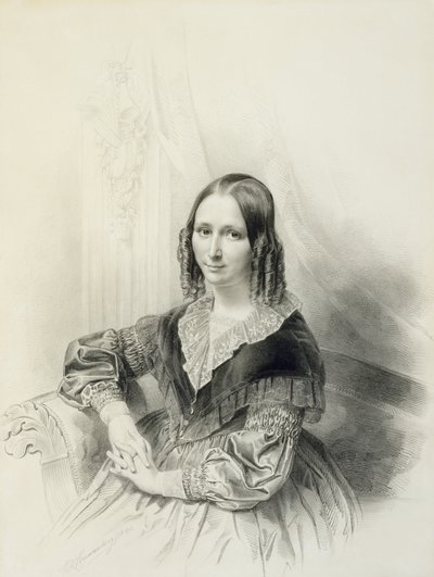 Ritratto di Suzanne Herckenrath da Henricus Wilhelmus Couwenberg