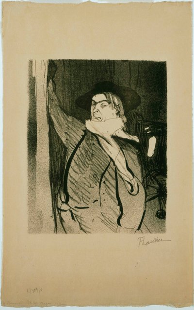 Aristide Bruant da Henri de Toulouse Lautrec