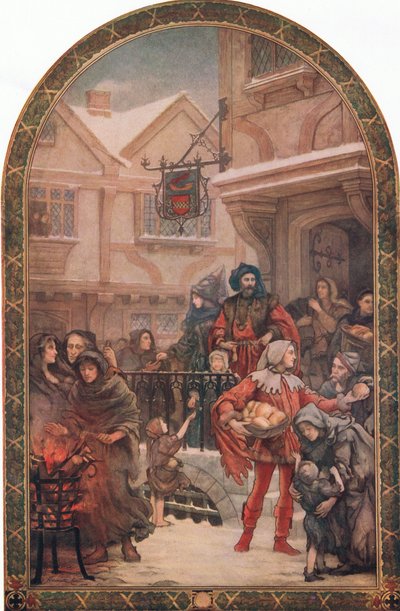 Sir Richard Whittington che distribuisce carità da Henrietta (after) Rae