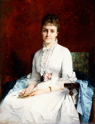 Ritratto di una signora, 1877 da Henriette Browne