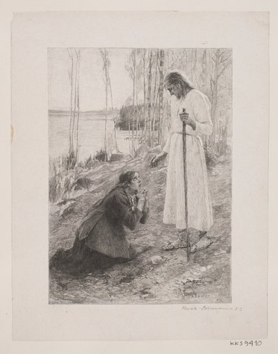 Kristus viser sig for Marie Magdalena da Henrik Bornemann