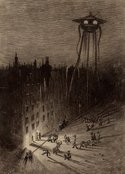 Marziano che osserva una folla ubriaca da Henrique Alvim Correa