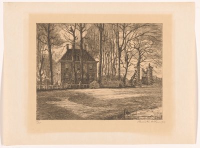 Casa di campagna tra gli alberi da Henriëtte de Vries (signed by artist)