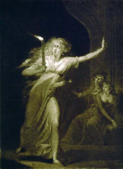 Lady Macbeth, Atto 5 scena Uno, perché allora è tempo di farlo. dipinto dopo H. Fuseli da Henry (1741 1825) (after) Fuseli