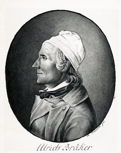 Ritratto di Ulrich Braker da Johann Heinrich Füssli