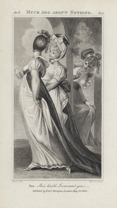 Illustrazione per Molto rumore per nulla di Shakespeare da Henry  Fuseli
