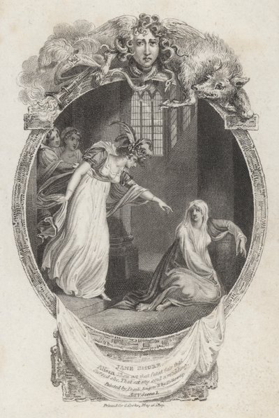 Scena da La Tragedia di Jane Shore di Nicholas Rowe da Henry  Fuseli