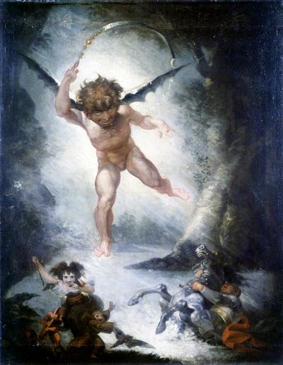Robin Goodfellow (Puck) (Sogno di una notte di mezza estate) da Henry  Fuseli