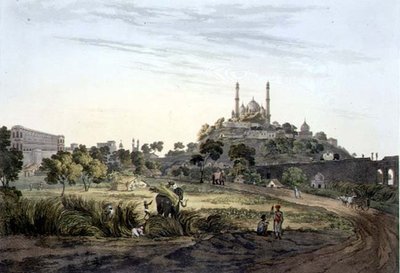 Veduta di Lucknow, tavola VII, inciso da Daniel Havell, 1809 da Henry (after) Salt