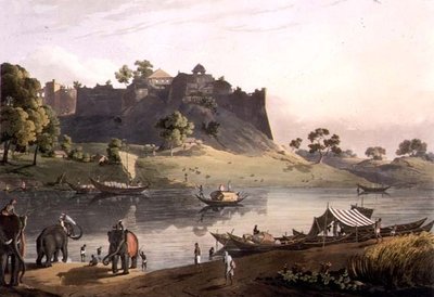 Rovine del forte a Juanpore sul fiume Goomtee, tavola V, inciso da Daniel Havell (1785-1826) 1809 da Henry (after) Salt