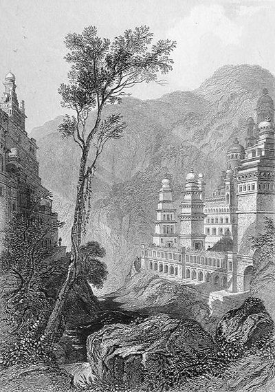 Templi Jain, Muktagerri, inciso da Finden, da 