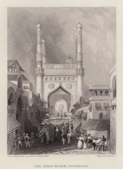 Il Char Minar, Hyderabad da Henry (after) Warren