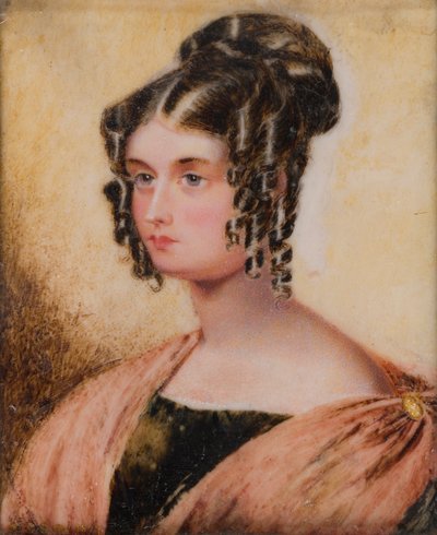 Ritratto di Eliza Caroline Chamberlain, la On. Sig.ra Charles Bridgeman (1799-1887), c.1817-60 da Henry (circle of) Collen